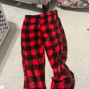fuzzy flannel pajama pants